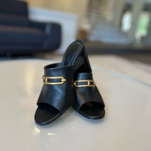 Hermes Calfskin Camilla Mules size 38.5